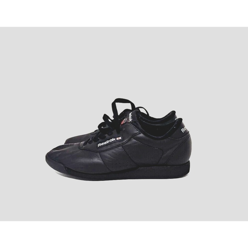 REEBOK CLASSIC‎ BLACK SNEAKERS WOMEN'S 9 very Good pre-owned condition
